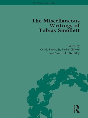 cover image of The Miscellaneous Writings of Tobias Smollett
